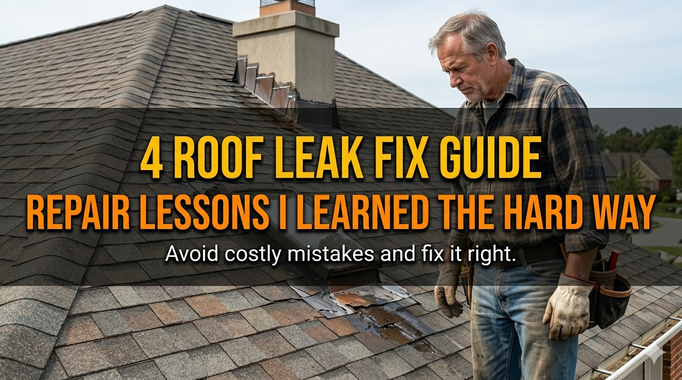 4 Roof Leak Fix Guide Repair Lessons I Learned the Hard Way