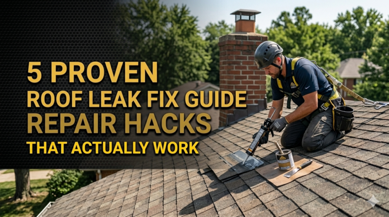 5 Proven Roof Leak Fix Guide Repair Hacks That Actually Work