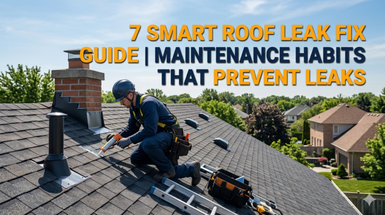 7 Smart Roof Leak Fix Guide Maintenance Habits That Prevent Leaks