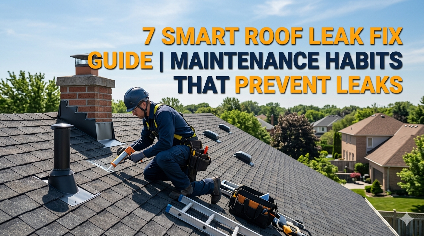 7 Smart Roof Leak Fix Guide Maintenance Habits That Prevent Leaks
