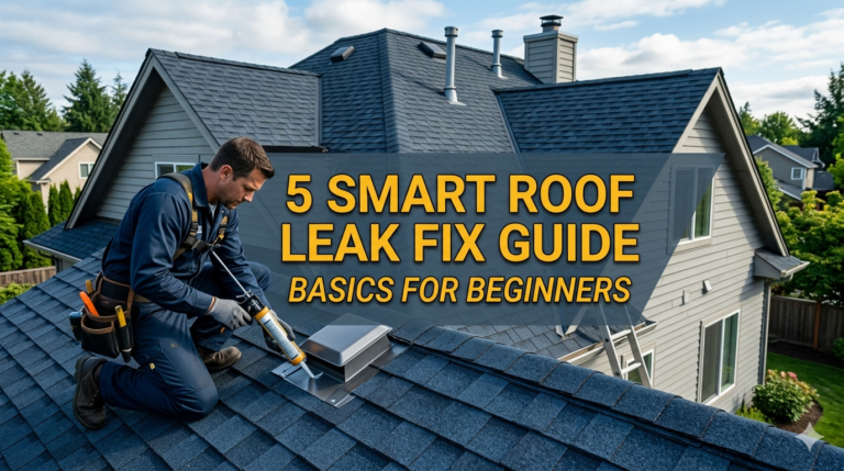 5 Smart Roof Leak Fix Guide Basics for Beginners
