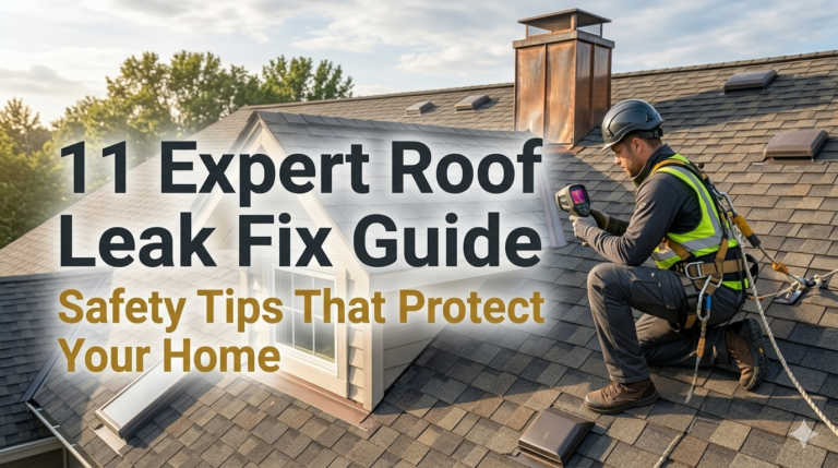 11 Expert Roof Leak Fix Guide Safety Tips That Protect Your Home