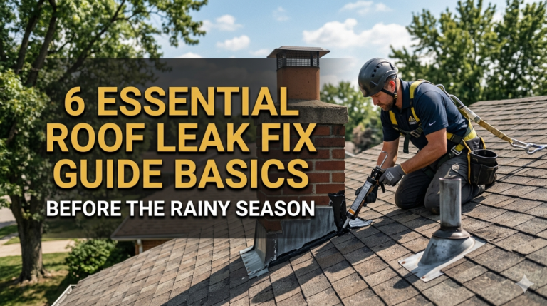 6 Essential Roof Leak Fix Guide Basics Before the Rainy Season