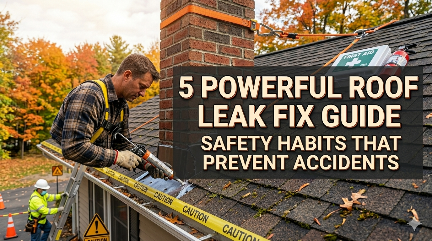5 Powerful Roof Leak Fix Guide Safety Habits That Prevent Accidents