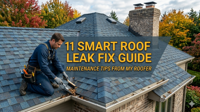 11 Smart Roof Leak Fix Guide Maintenance Tips from My Roofer