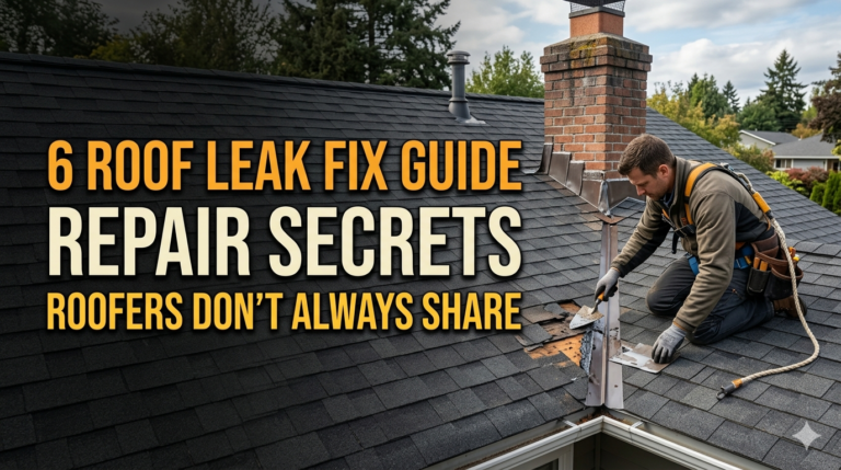6 Roof Leak Fix Guide Repair Secrets Roofers Don’t Always Share