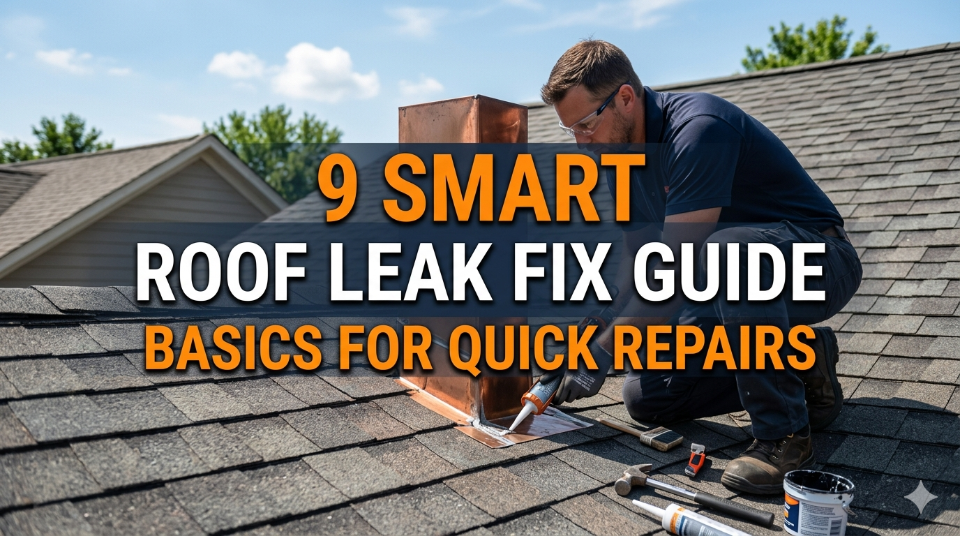 9 Smart Roof Leak Fix Guide Basics for Quick Repairs