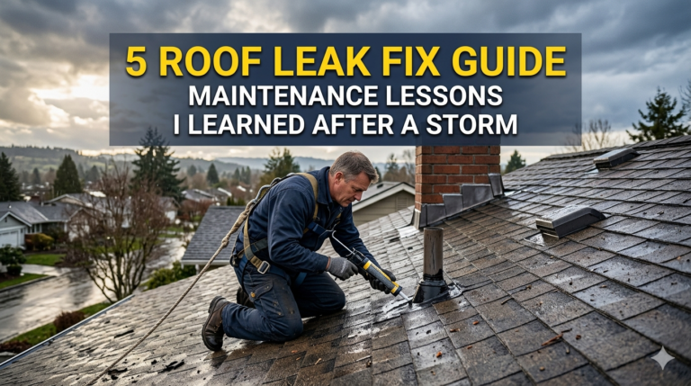 5 Roof Leak Fix Guide Maintenance Lessons I Learned After a Storm