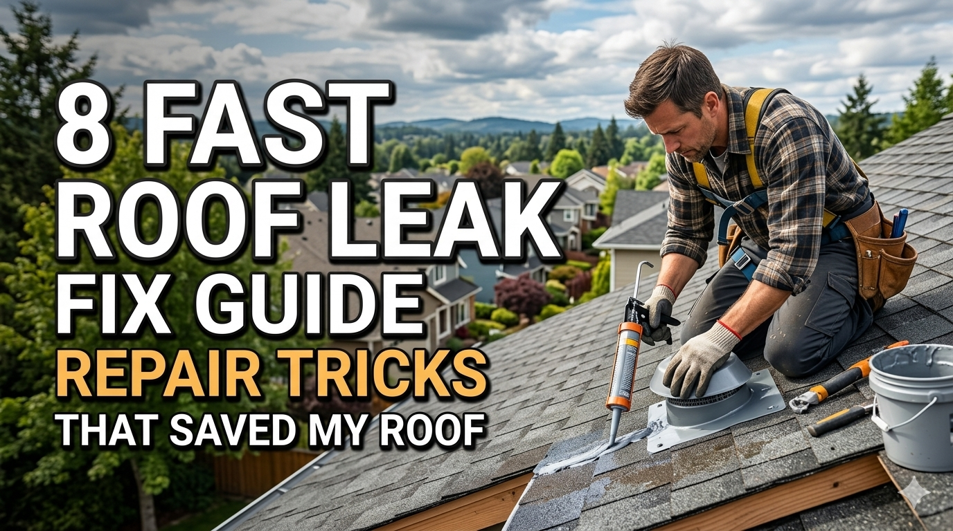 8 Fast Roof Leak Fix Guide Repair Tricks That Saved My Roof