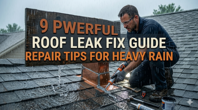 9 Powerful Roof Leak Fix Guide Repair Tips for Heavy Rain