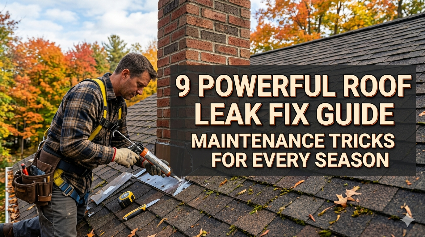 9 Powerful Roof Leak Fix Guide Maintenance Tricks for Every Season