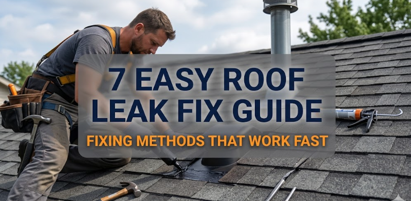 7 Easy Roof Leak Fix Guide Fixing Methods That Work Fast