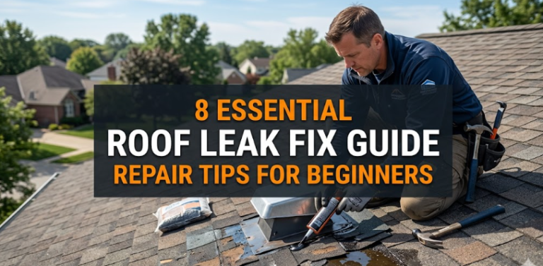 8 Essential Roof Leak Fix Guide Repair Tips for Beginners