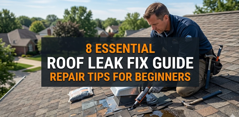 8 Essential Roof Leak Fix Guide Repair Tips for Beginners