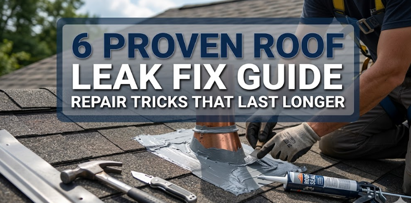 6 Proven Roof Leak Fix Guide Repair Tricks That Last Longer