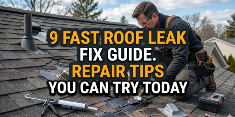 9 Fast Roof Leak Fix Guide Repair Tips You Can Try Today
