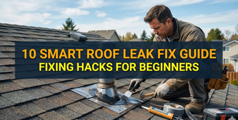 10 Smart Roof Leak Fix Guide Fixing Hacks for Beginners