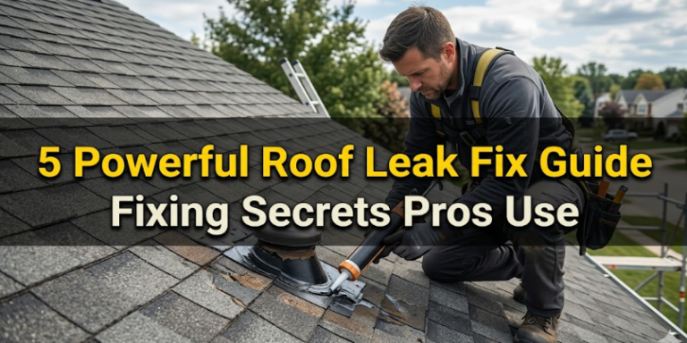 5 Powerful Roof Leak Fix Guide Fixing Secrets Pros Use