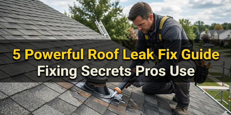 5 Powerful Roof Leak Fix Guide Fixing Secrets Pros Use