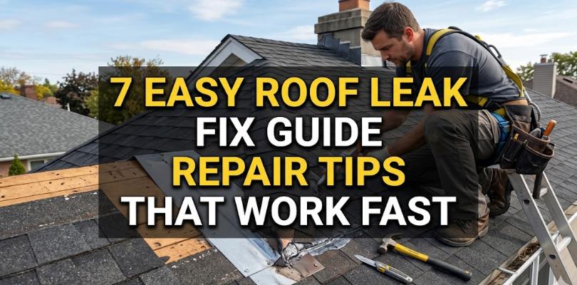 7 Easy Roof Leak Fix Guide Repair Tips That Work Fast