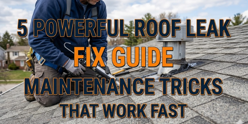 5 Powerful Roof Leak Fix Guide Maintenance Tricks That Work Fast