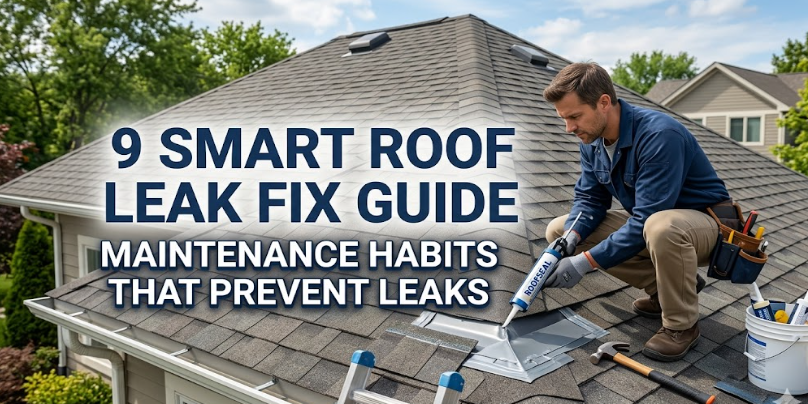 9 Smart Roof Leak Fix Guide Maintenance Habits That Prevent Leaks