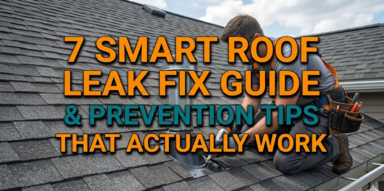7 Smart Roof Leak Fix Guide Prevention Tips That Actually Work
