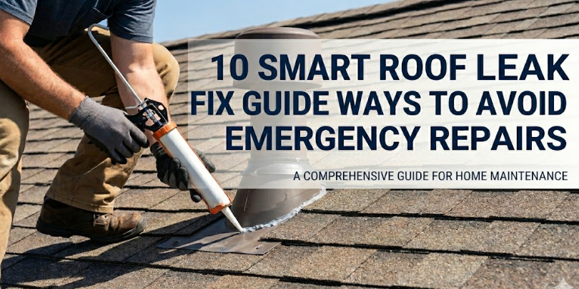 10 Smart Roof Leak Fix Guide Ways to Avoid Emergency Repairs
