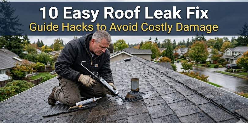 10 Easy Roof Leak Fix Guide Hacks to Avoid Costly Damage