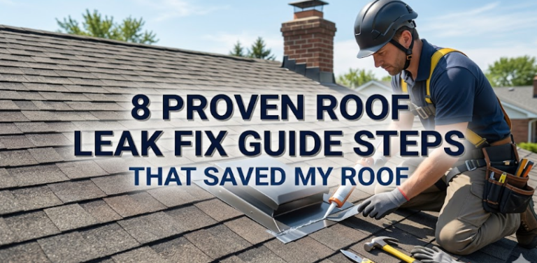 8 Proven Roof Leak Fix Guide Steps That Saved My Roof