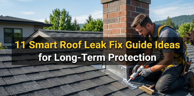 11 Smart Roof Leak Fix Guide Ideas for Long-Term Protection