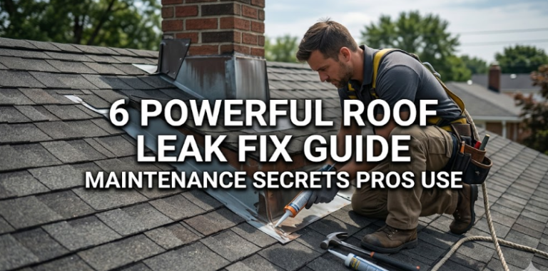 6 Powerful Roof Leak Fix Guide Maintenance Secrets Pros Use
