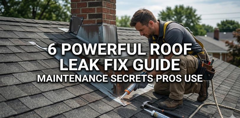 6 Powerful Roof Leak Fix Guide Maintenance Secrets Pros Use