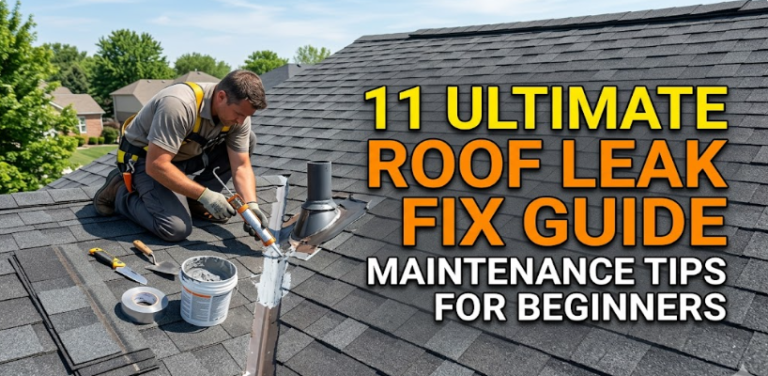 11 Ultimate Roof Leak Fix Guide Maintenance Tips for Beginners